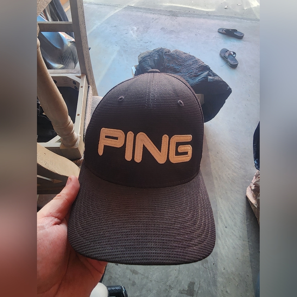 PING Golf Flexfit Black Hat